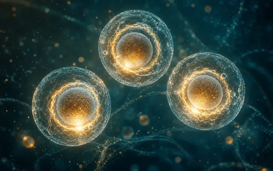 Three protected oocytes under our founding conviction: what begins, remains